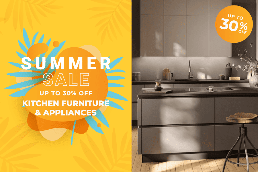 Up to 30% Off Appliances & Kitchen Furniture