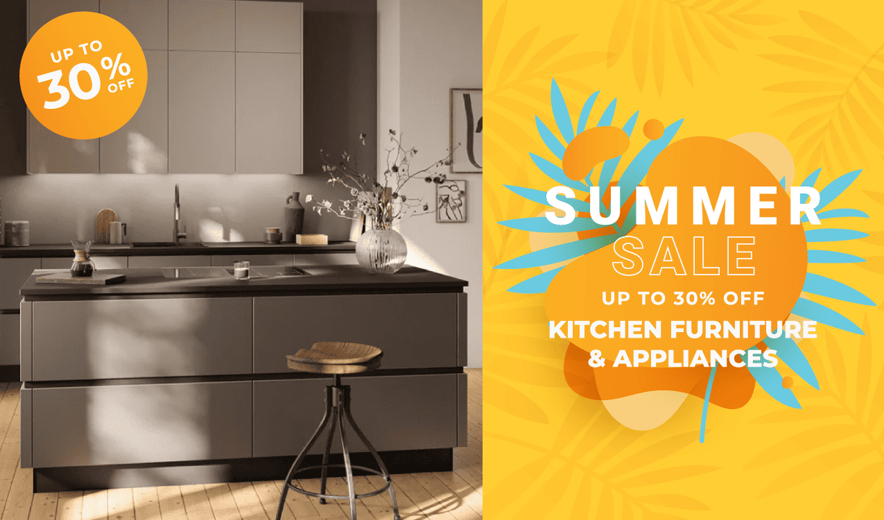 Up to 30% Off Appliances & Kitchen Furniture